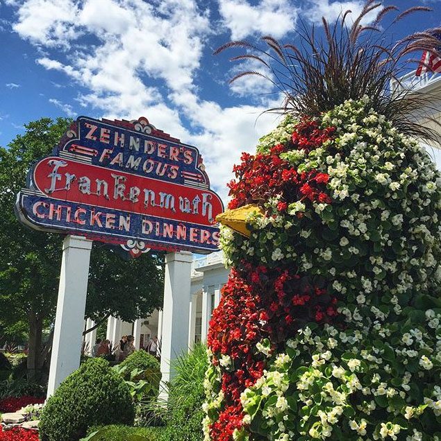 Zehnder's flower chicken