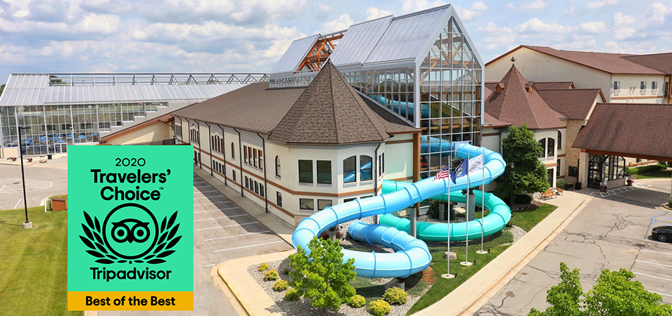 Zehnder’s Splash Village Hotel and Waterpark Wins 2020 Tripadvisor Traveler’s Choice Best of the Best Hotels for Families Award