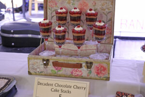 2nd Place Decadent Chocolate Cherry Cake Stacks