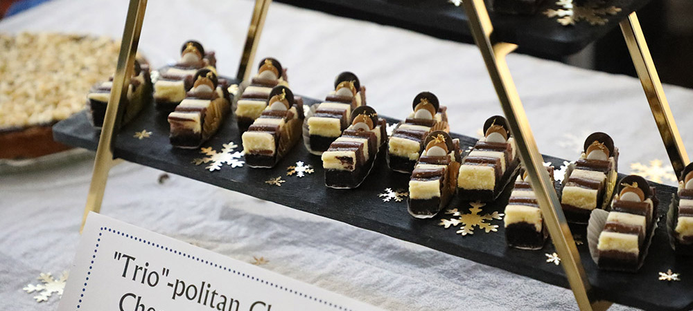 “Trio”-politan Chocolate Cheesecake Brownies