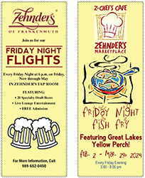 Z Chef’s Cafe Menus |Zehnder’s of Frankenmuth Dining
