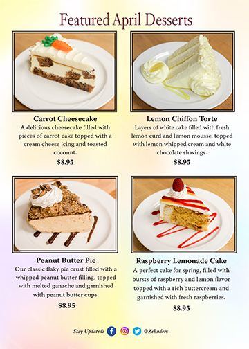 Zehnder’s of Frankenmuth Menus | Dining