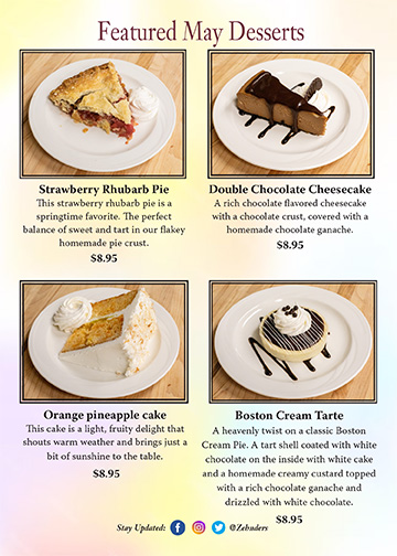 Zehnder’s of Frankenmuth Menus | Dining